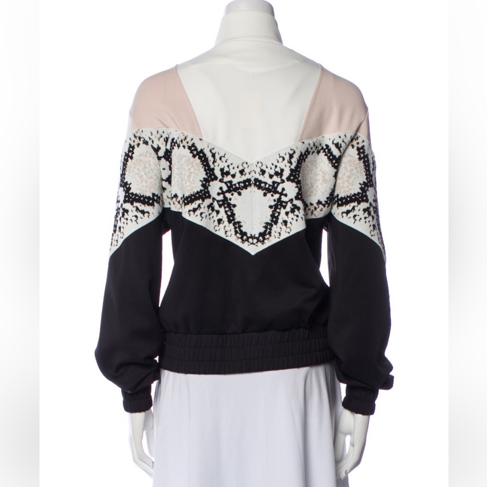 Maje Thelo Python Print Track Jacket S - image 4